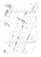 FRONT FORK for Yamaha PW 2024