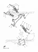 SWINGARM / SHOCK ABSORBER for Yamaha PW 2024