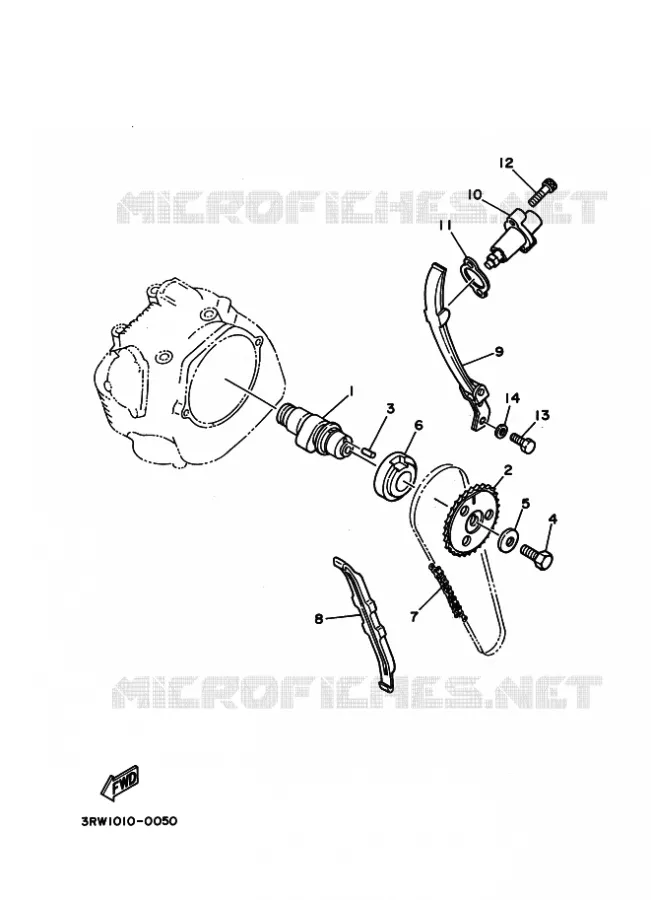 CAMSHAFT / TIMING CHAIN Yamaha MOTO 230 2024 TTR  TT-R230R