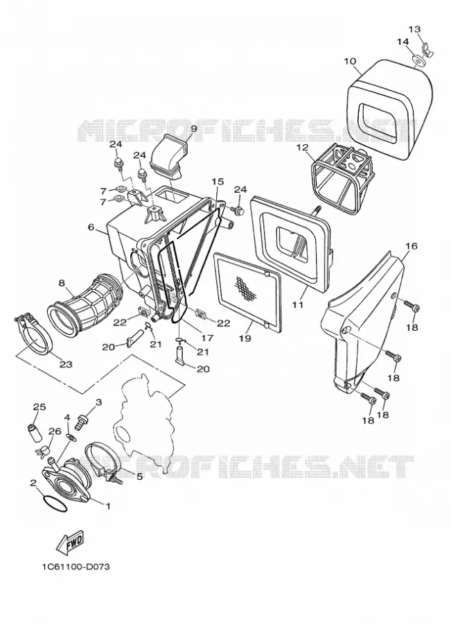 INTAKE Yamaha MOTO 230 2023 TTR  TT-R230P