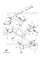 STAND / FOOTREST for Yamaha TW 2023