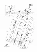 FRONT FORK for Yamaha MT 2023