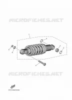 REAR SHOCK ABSORBER for Yamaha XSR 2023