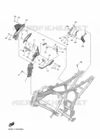 STAND / FOOTREST 2 for Yamaha R7 2023