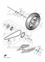 REAR WHEEL for Yamaha R7 2023