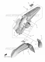 FENDER for Yamaha YZF 2023