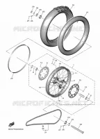REAR WHEEL for Yamaha YZF 2023