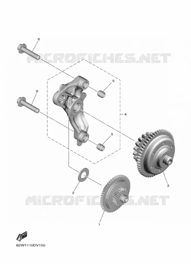 STARTER CLUTCH Yamaha MOTO 450 2023 YZF  YZ450FXP