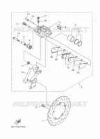 REAR BRAKE CALIPER for Yamaha MT 2023