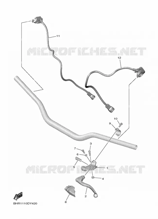SWITCH / LEVER Yamaha MOTO 450 2023 YZF  YZ450FP