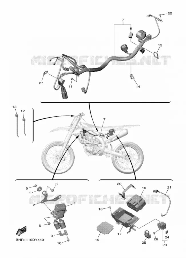 ELECTRICAL 2 Yamaha MOTO 450 2023 YZF  YZ450FP
