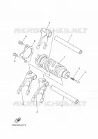 GEAR SHIFT SELECTOR DRUM / FORKS for Yamaha TENERE 2023