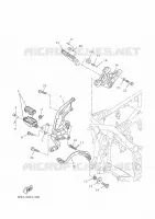 STAND / FOOTREST 2 for Yamaha TENERE 2023