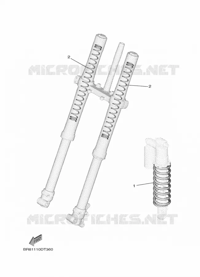 OPTIONAL PARTS Yamaha MOTO 65 2023 YZ  YZ65P