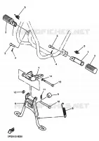 STAND / FOOTREST for Yamaha PW 2022