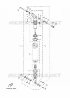 REAR SHOCK ABSORBER for Yamaha YZ 2022