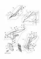 SIDE COVER for Yamaha YZ 2022