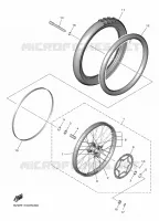 FRONT WHEEL for Yamaha YZF 2022