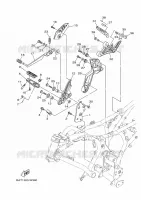 STAND / FOOTREST 2 for Yamaha MT 2022