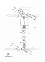 REAR SHOCK ABSORBER for Yamaha YZ 2022