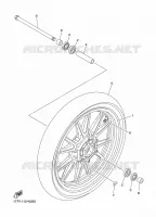 FRONT WHEEL for Yamaha BOLT 2022