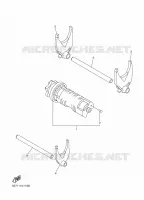 GEAR SHIFT SELECTOR DRUM / FORKS for Yamaha BOLT 2022