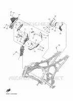 STAND / FOOTREST 2 for Yamaha R7 2022