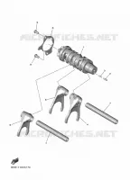 GEAR SHIFT SELECTOR DRUM / FORKS for Yamaha R7 2022