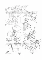 STAND / FOOTREST for Yamaha XSR 2022