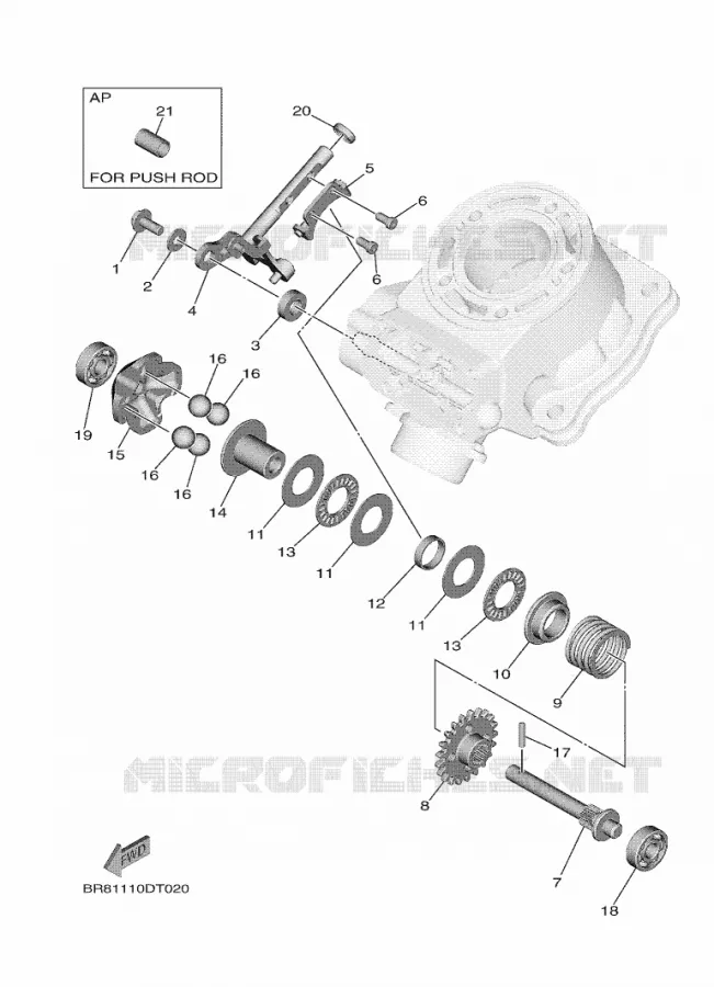 EXHAUST VALVE Yamaha MOTO 65 2022 YZ  YZ65N