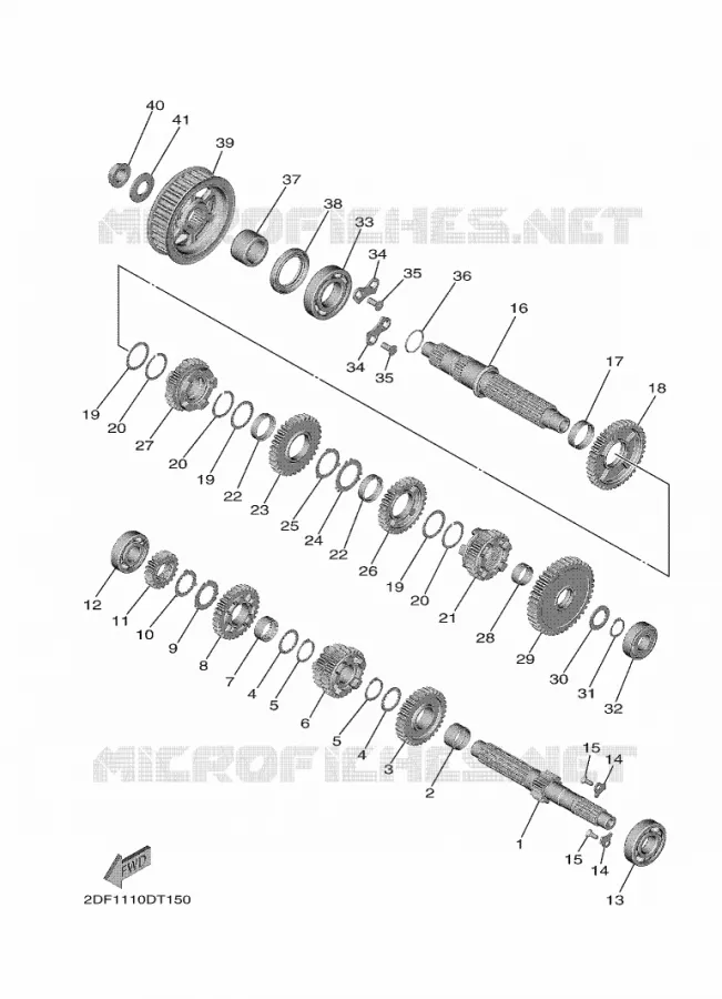 TRANSMISSION Yamaha MOTO 1900 2021 STAR VENTURE  XV19FDAMW/L / XV1900FDD