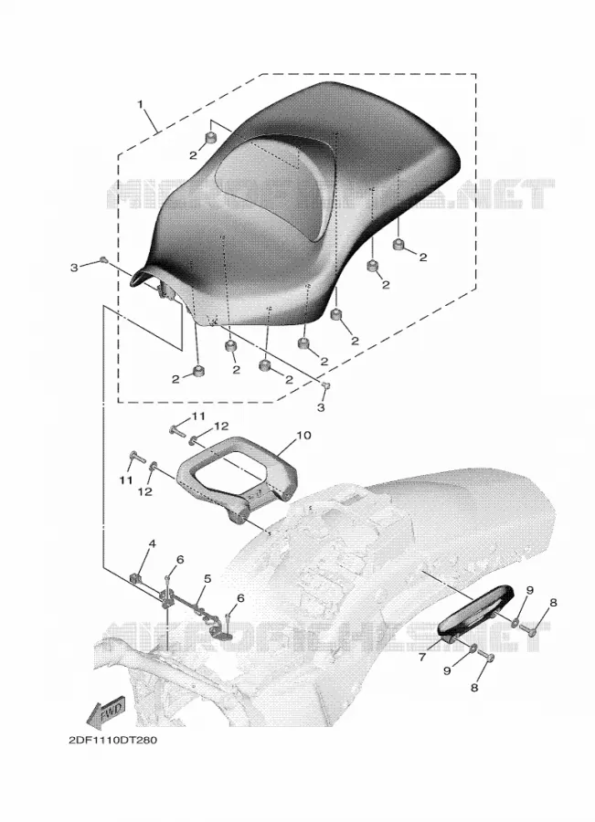 SEAT Yamaha MOTO 1900 2021 STAR VENTURE  XV19FDAMW/L / XV1900FDD