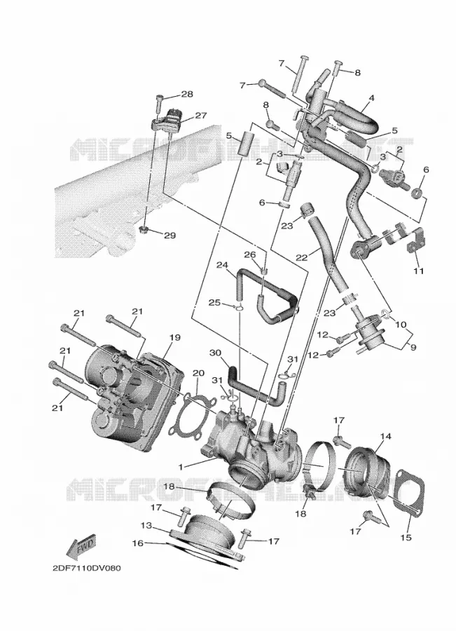 INTAKE Yamaha MOTO 1900 2021 STAR VENTURE  XV19FDAMW/L / XV1900FDD