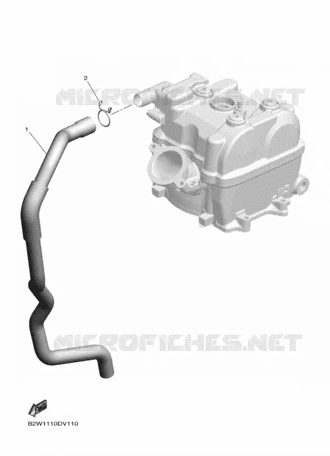 AIR INDUCTION SYSTEM AIS Yamaha MOTO 450 2021 YZF  YZ450FML