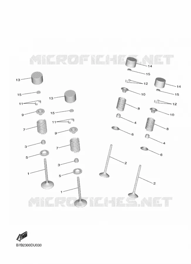 VALVE Yamaha MOTO 250 2021 YZF  YZ250FML