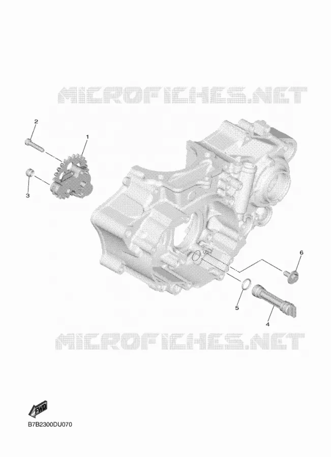 OIL PUMP Yamaha MOTO 250 2021 YZF  YZ250FMX