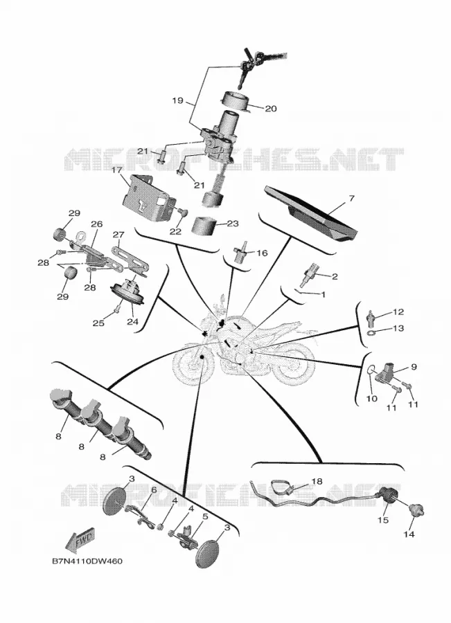 ELECTRICAL 3 Yamaha MOTO 900 2021 MT  MTN890