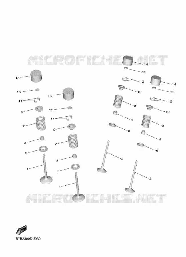 VALVE Yamaha MOTO 250 2021 YZF  YZ250FXML
