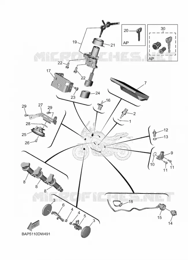 ELECTRICAL 2 Yamaha MOTO 900 2021 TRACER  MTT890D