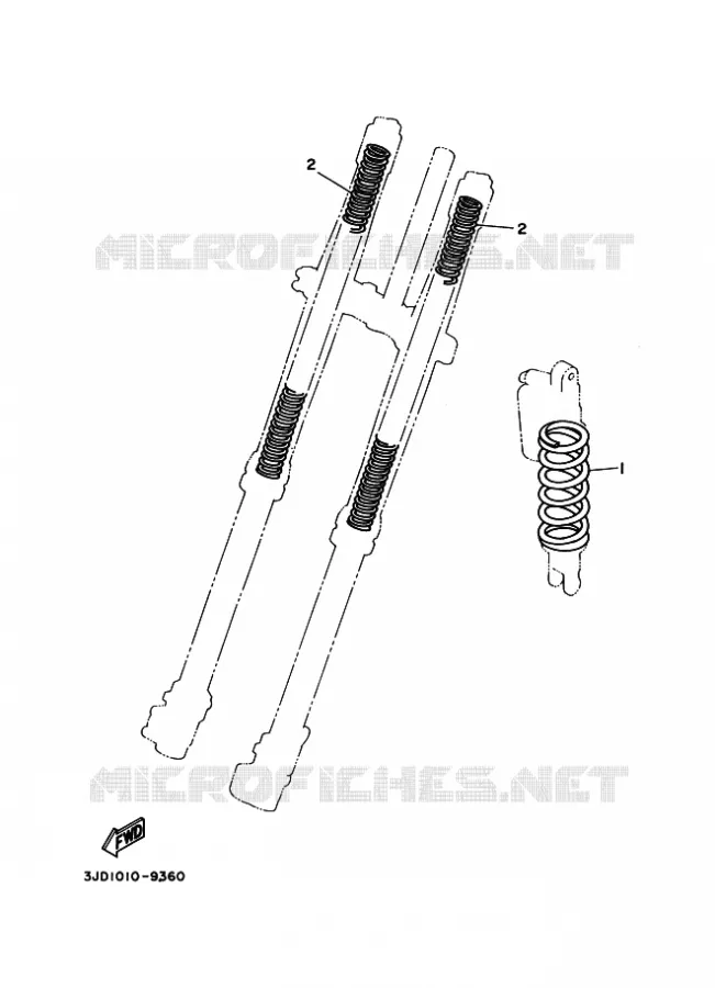OPTIONAL PARTS Yamaha MOTO 250 2021 YZ  YZ250XML