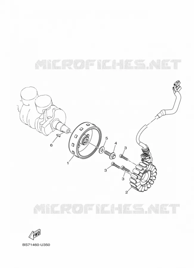 IGNITION Yamaha MOTO 300 2021 R3  YZF320-A