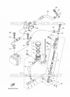 REAR BRAKE MASTER CYLINDER for Yamaha MT 2021