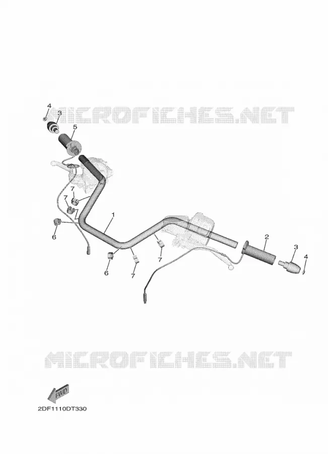 HANDLEBAR & CABLES Yamaha MOTO 1900 2020 STAR VENTURE  XV19FDL / XV1900FDD