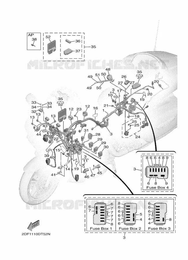 ELECTRICAL 2 Yamaha MOTO 1900 2020 STAR VENTURE  XV19FDL / XV1900FDD