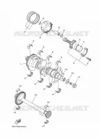 CRANKSHAFT / PISTON for Yamaha TRACER 2020