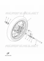 FRONT WHEEL for Yamaha TRACER 2020