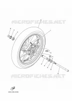 FRONT WHEEL for Yamaha TRACER 2020