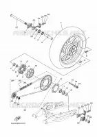 REAR WHEEL for Yamaha MT 2020