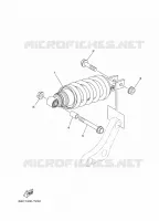 REAR SHOCK ABSORBER for Yamaha MT 2020