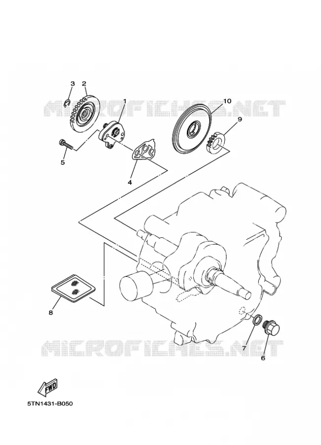 OIL PUMP Yamaha MOTO 110 2020 TTR  TT-R110EL